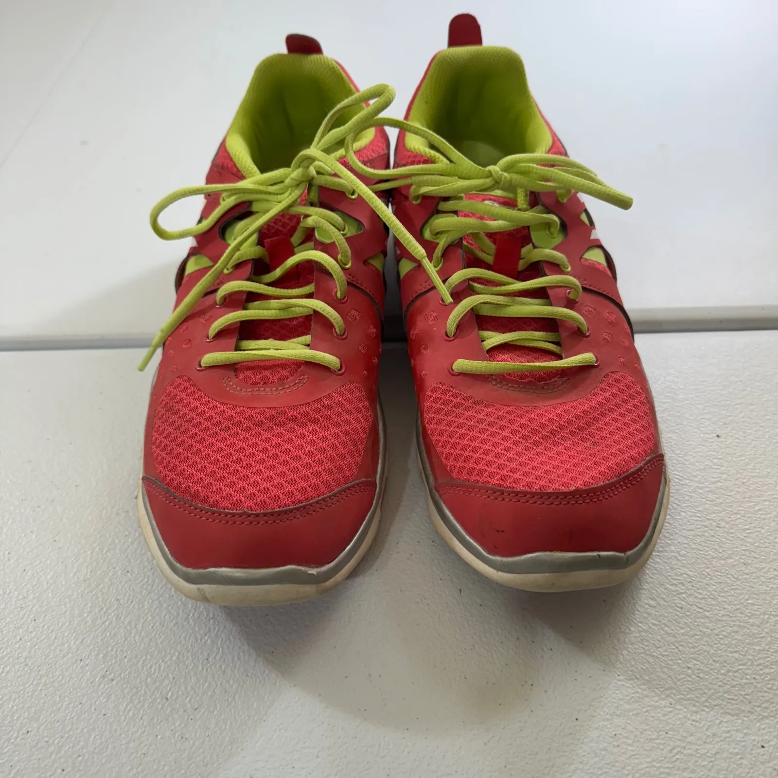 ASICS‎ S398Y Women's Running Shoes Pink Neon Yellow Size 11 Athletic Sneakers - Image 3