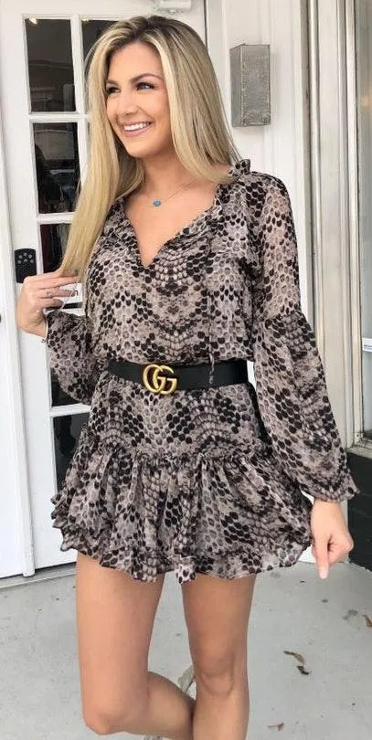 BuddyLove Zozo Dress In Amazon Print  - Image 6