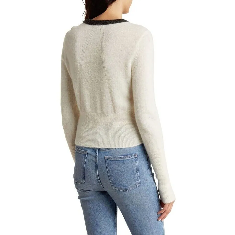 Rag & Bone Lindsay Alpaca Blend Crewneck Sweater Ivory Size XS NWT Retail $275!! - Image 2