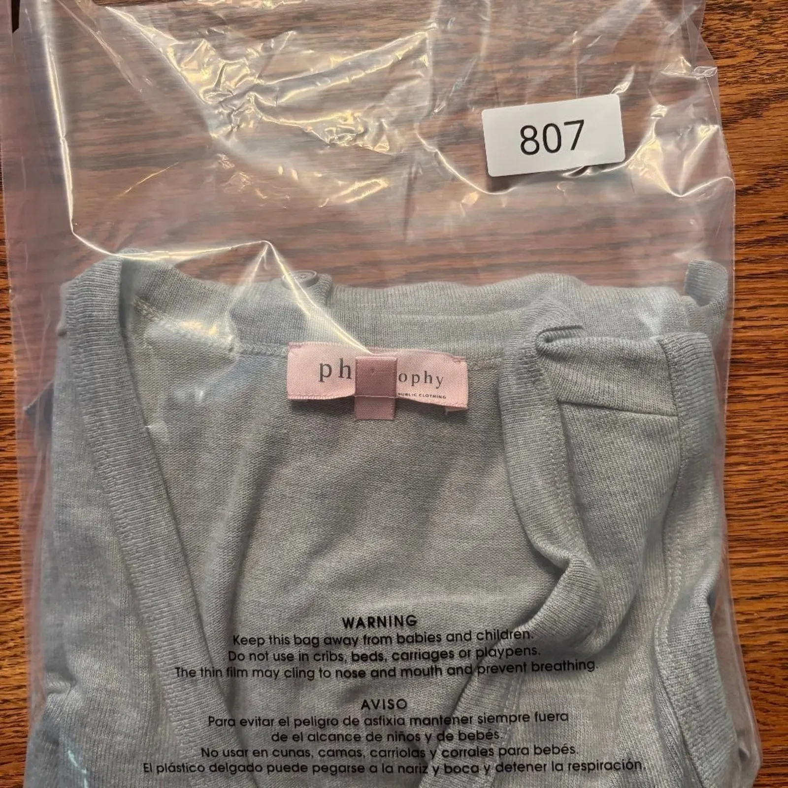 Philosophy Maxi Cardigan Sleeveless Grey Buttonup Women's Size S Boho - Image 7