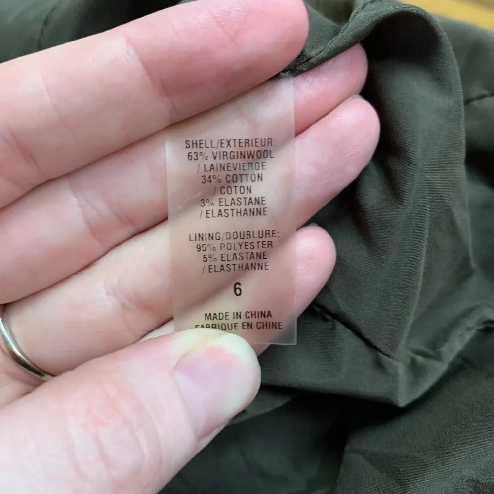 Elie Tahari Blazer Jacket Womens 6 Brown Fitted Career Office Wool Blend Cropped - Image 6