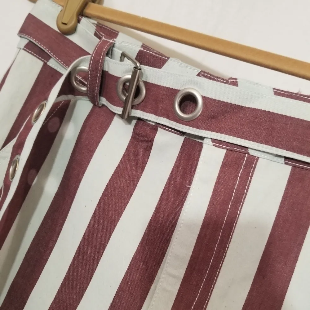 UNIQ USA Striped Ankle pants Brown Size undefined - Image 3