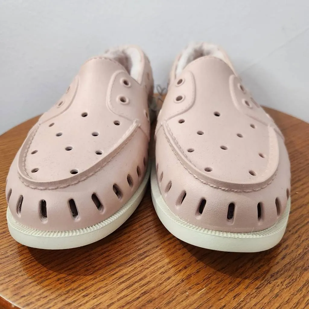 Sperry Women's Pink Loafers with Faux Fur Lining Size 10 NWOT - Image 2