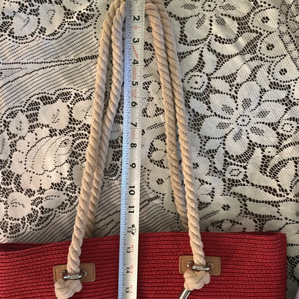 Magid Black Red Woven Tote Bag
NWOT - Image 7