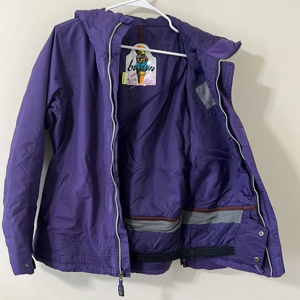 Burton Dry Ride Purple Snow Ski Snowboard Jacket Size Medium - Image 11