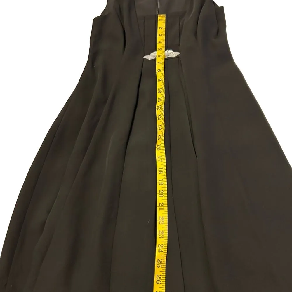 Ann Taylor Loft Black Cocktail Dress with Crystal Embellishments - Image 10