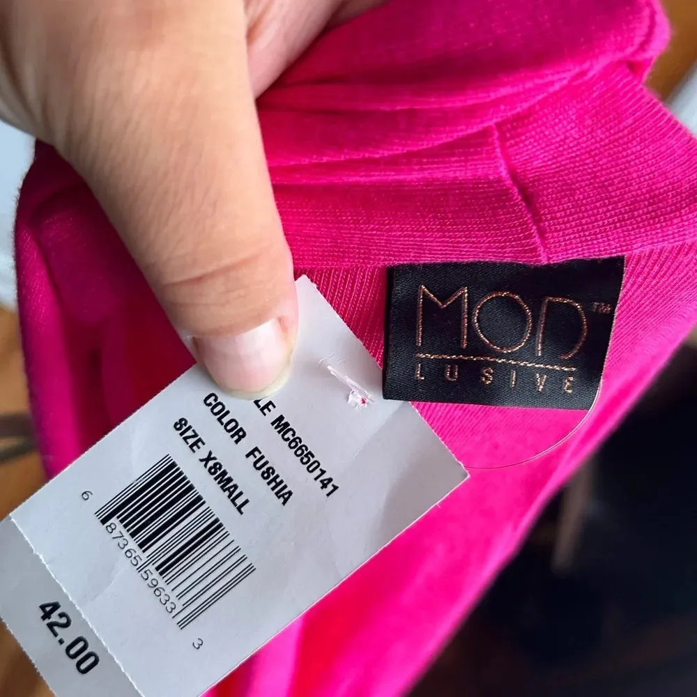 NWT MODLUSIVE BARBIECORE CARDIGAN Pink Size XS - Image 3