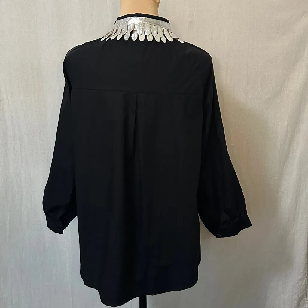 N by Nancy Black Blouse - Image 6