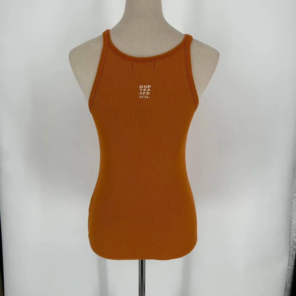 NWT One Teaspoon Burnt Orange Ribbed Tank Top Burnt Orange Size S - Image 4
