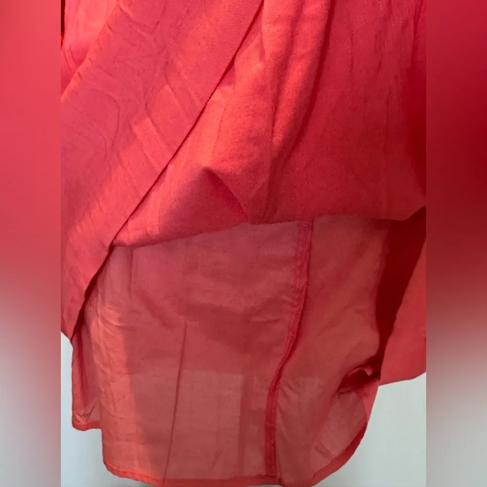 Every V neck linen blend sundress Size Small New with tags Pink - Image 9