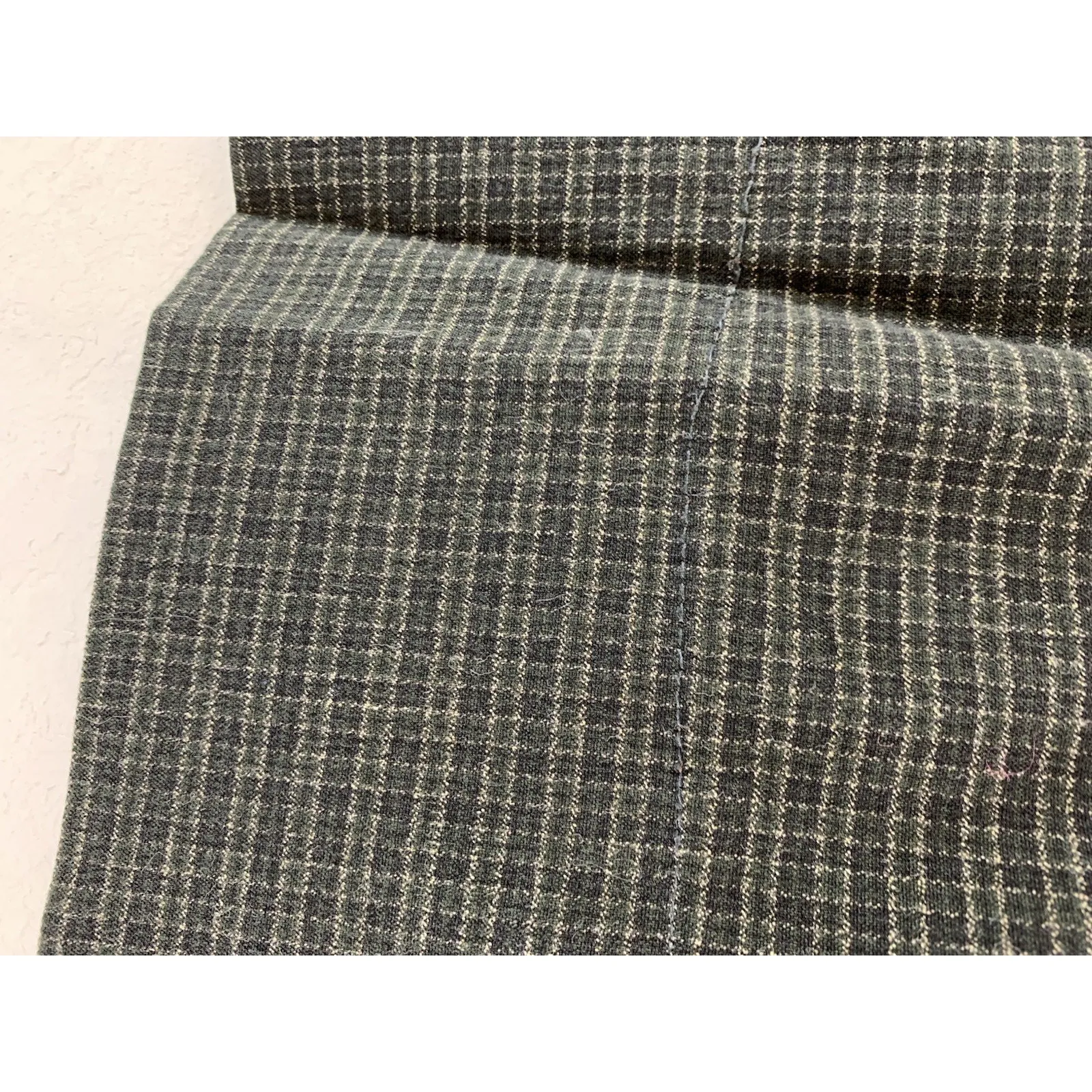 VTG Y2K Route 66 Women’s Mini Skirt Plaid Grunge Green Size 16 - Image 2