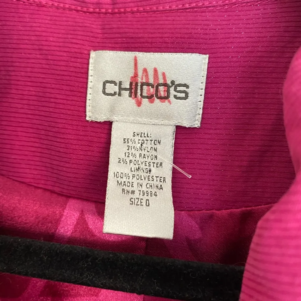 Chico’s Purple Button Front Lightweight Jacket - Image 6