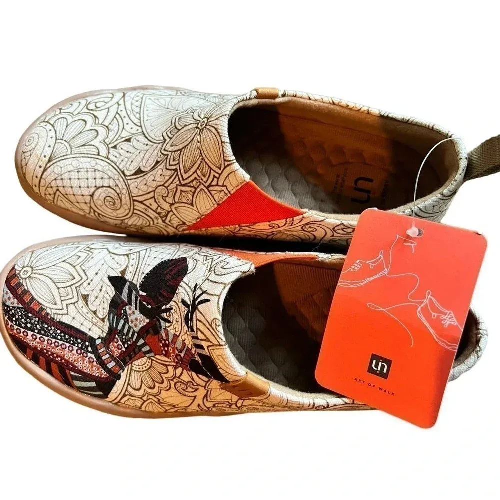 UIN "Black Pearl" Toledo travel shoe wearable artwork size 35 Black - Image 3