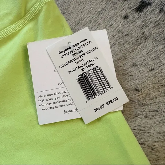 BEYOND YOGA NWT SpaceDye At Your Leisure High Waisted‎ Corssover Shorts Size XS - Image 5