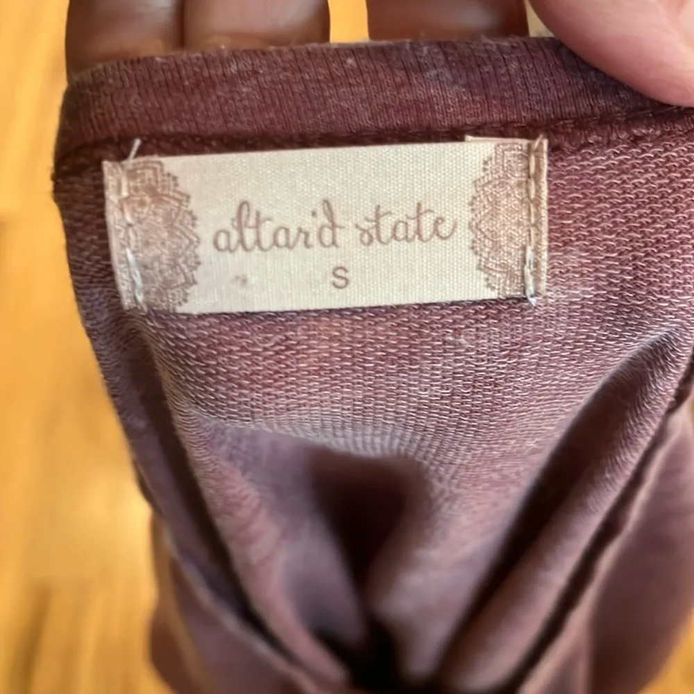 Altar'd State  Comfy Swing Dress Cranberry - Image 8