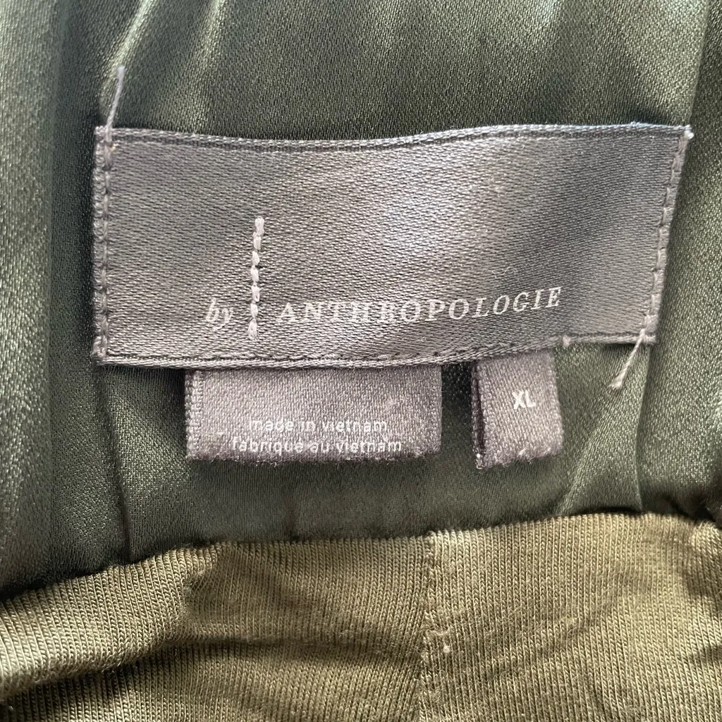 By Anthropologie Pleated Wide Leg Palazzo Pants Size XL - Image 6