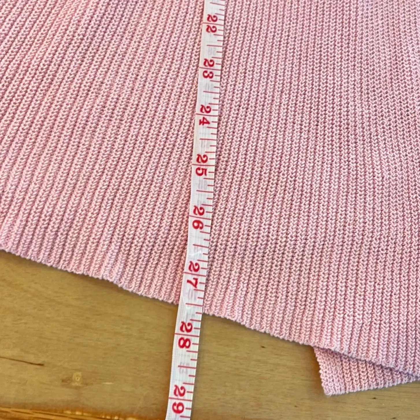 EILEEN FISHER Pink Knit Open Front 
Cardigan Sweater Silk Blend Women Medium - Image 6