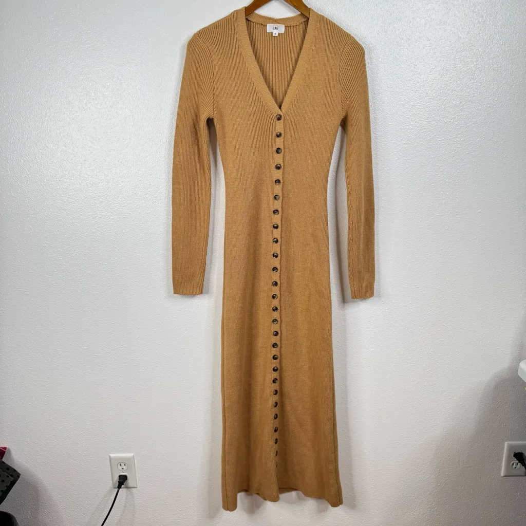 LPA Kavala Wool Blend Sweater Dress Size Medium - Image 3