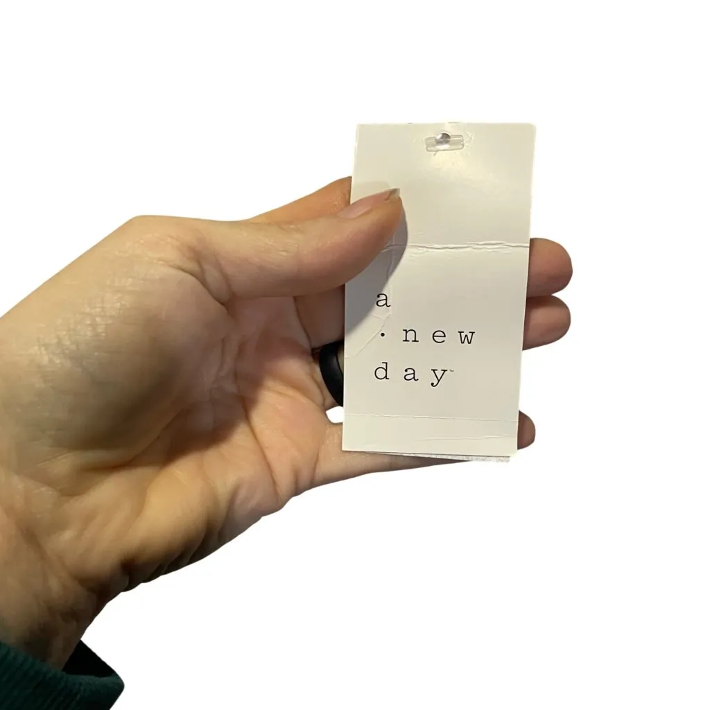 A New Day Womens Straight-Leg High-Rise Stretch Pants 14R Beige - Image 4