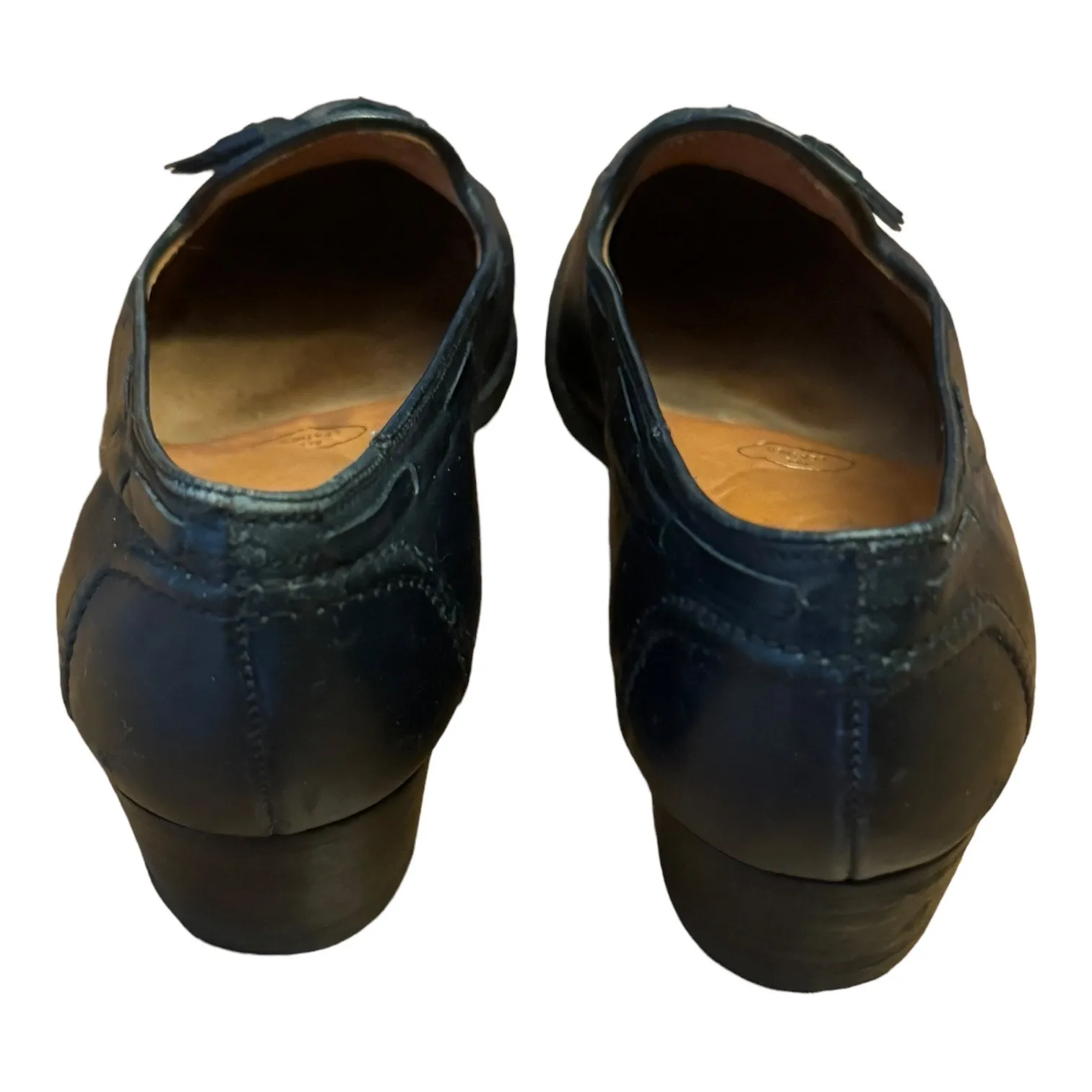 Vintage Brooks Brothers preppy loafer oxford Black Flat Slip on Shoes size 8.5 - Image 6