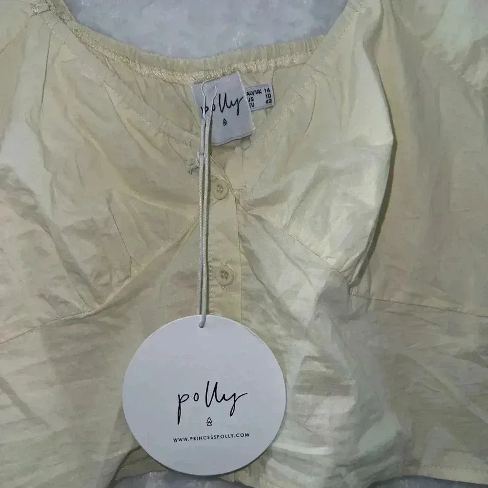 Princess Polly NWT Abe Crop Top (Size 10) - Image 3
