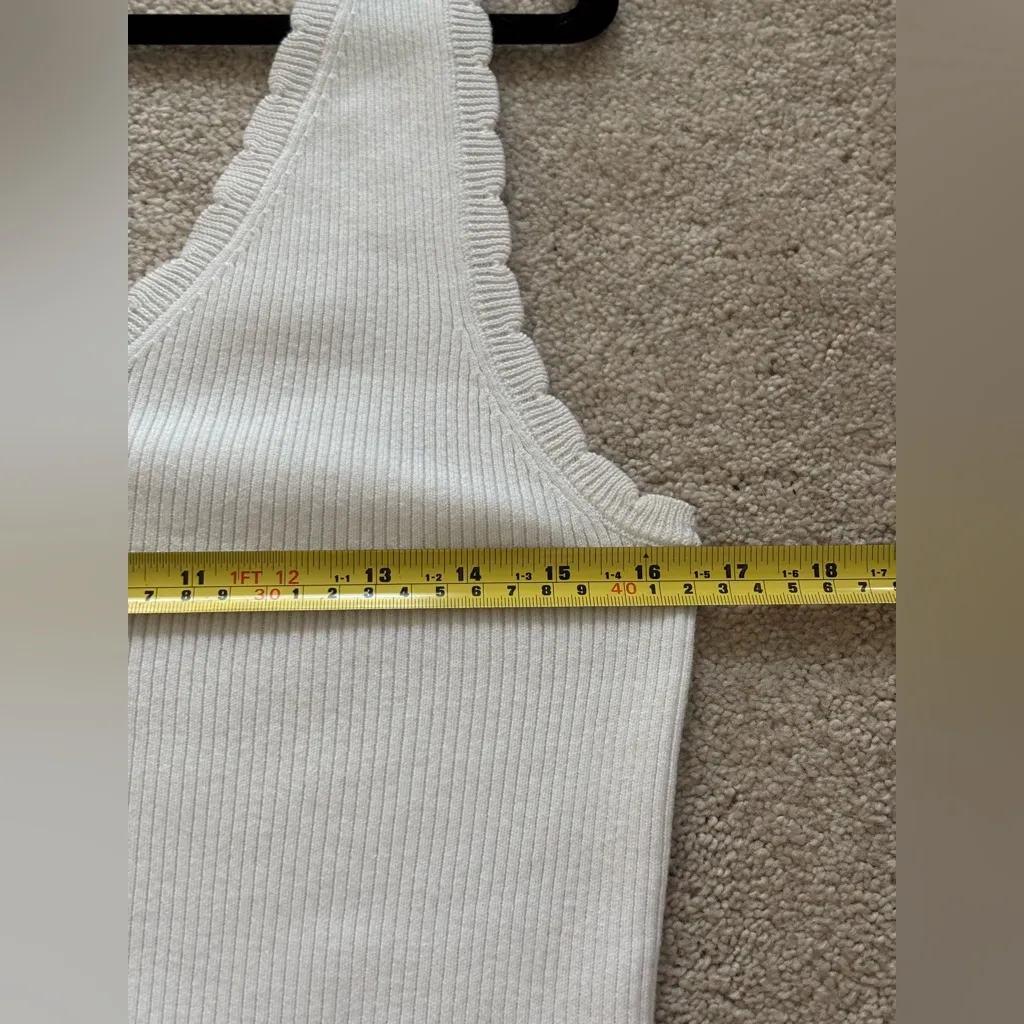 Aerie White Reversible Ribbed Tank Top‎ - Image 9