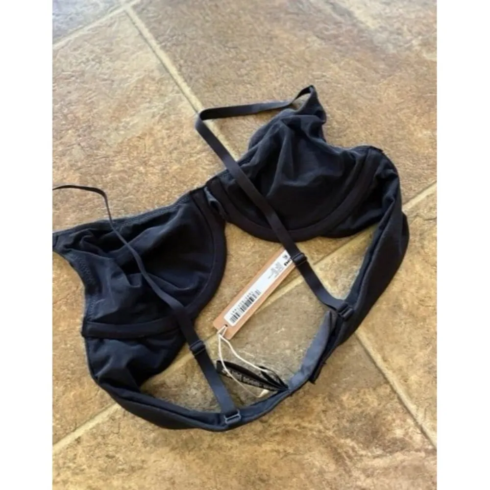 Skims Cotton Jersey T-shirt Bra Soot Size 34B - Image 6