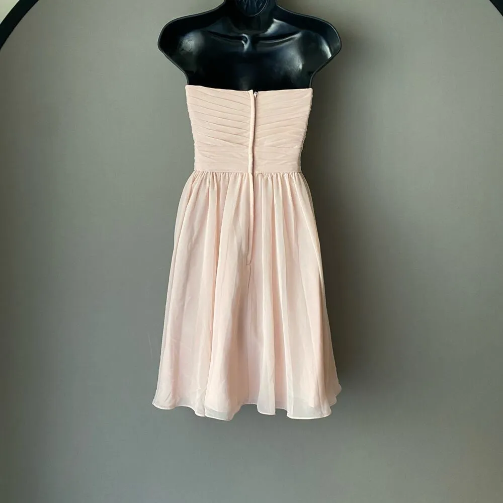 Mori Lee‎ by: Madeline Gardner sz S pink strapless fit flare cocktail dress - Image 5