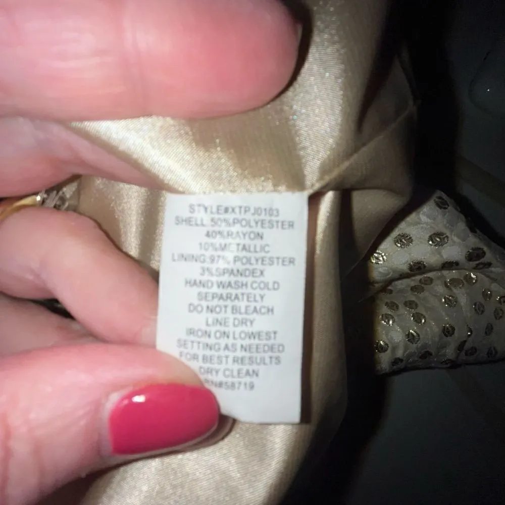 NY Collection off-white gold short jacket XL‎ - Image 8