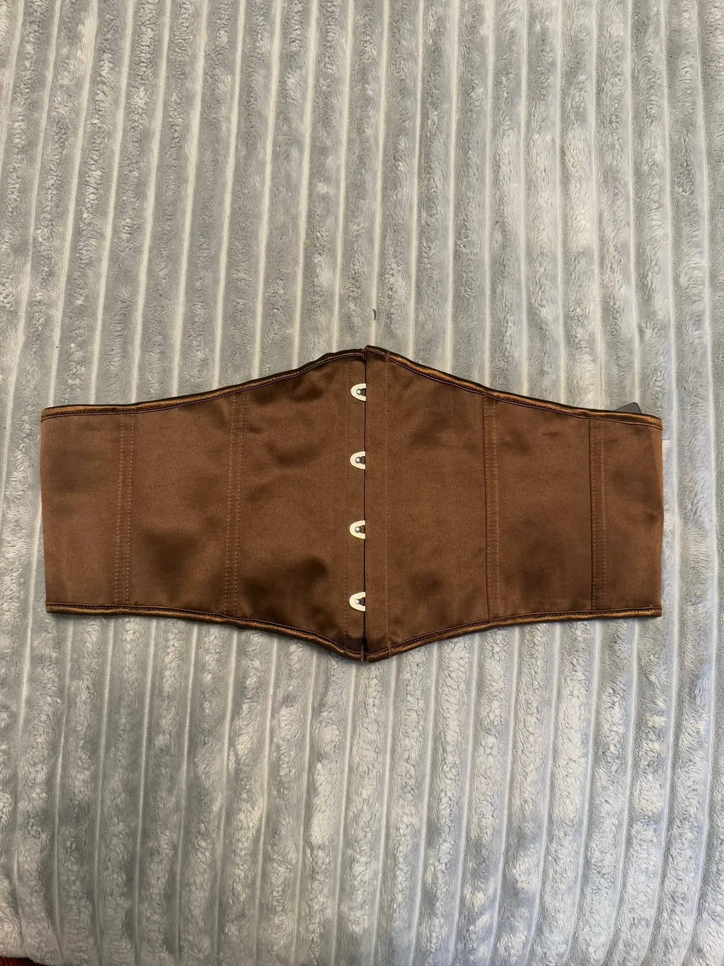 Halloween Sleek Brown Belt Pirate Corset Size 16 - Image 6