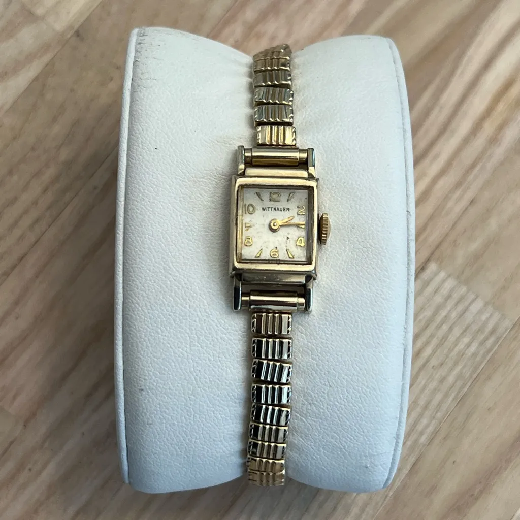 Wittnauer Longines Rare Vintage Mechanical Ladies Watch Gold Pltd Bracelet Case - Image 2