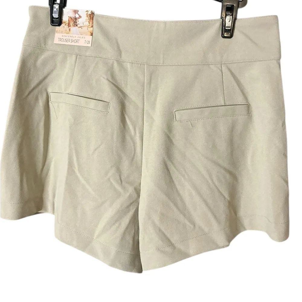 Sincerely Jules Tan Skorts with Tailored Pleats Size undefined - Image 2