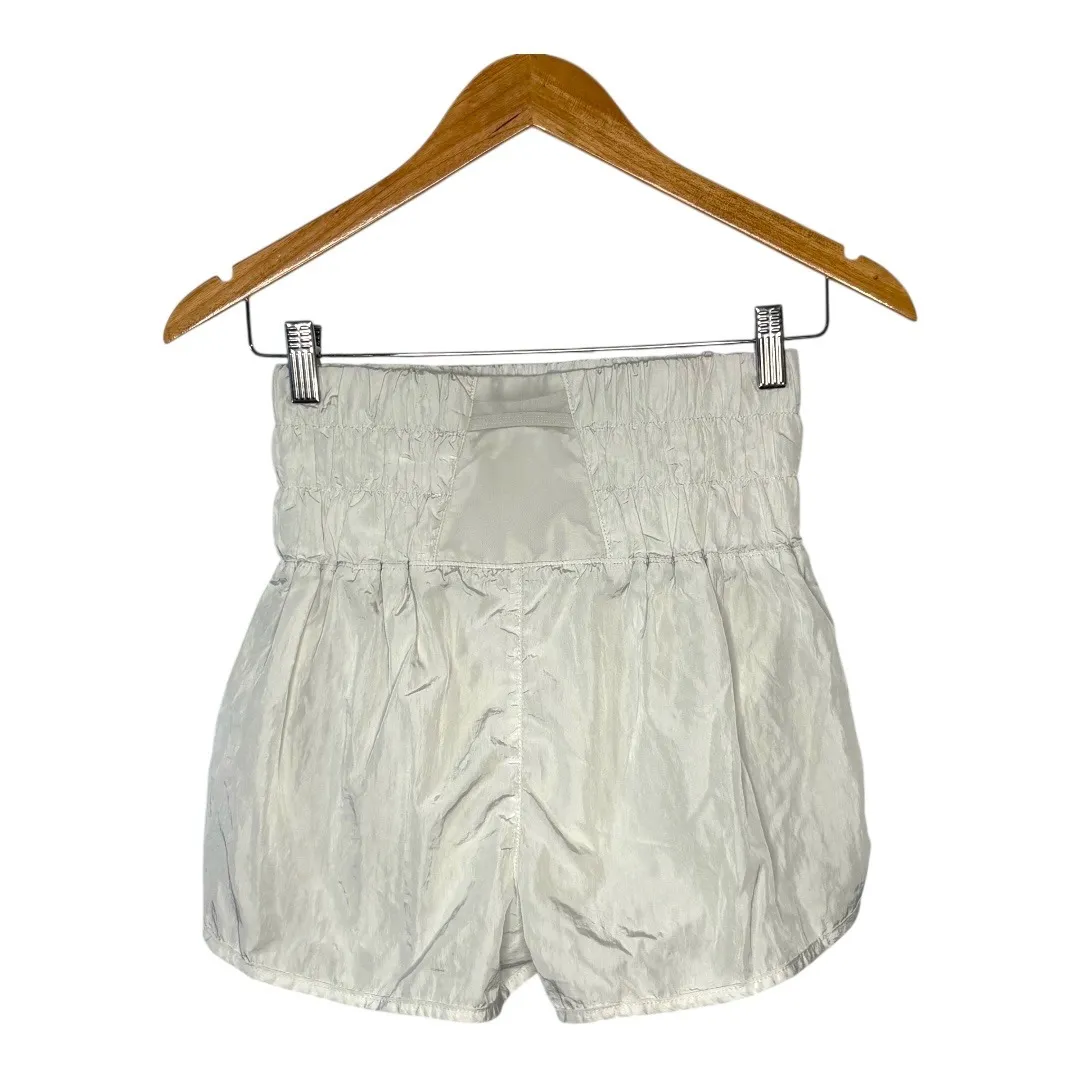 Free People Movement The Way Home Shorts Athletic Running White Women Size Small - Image 3
