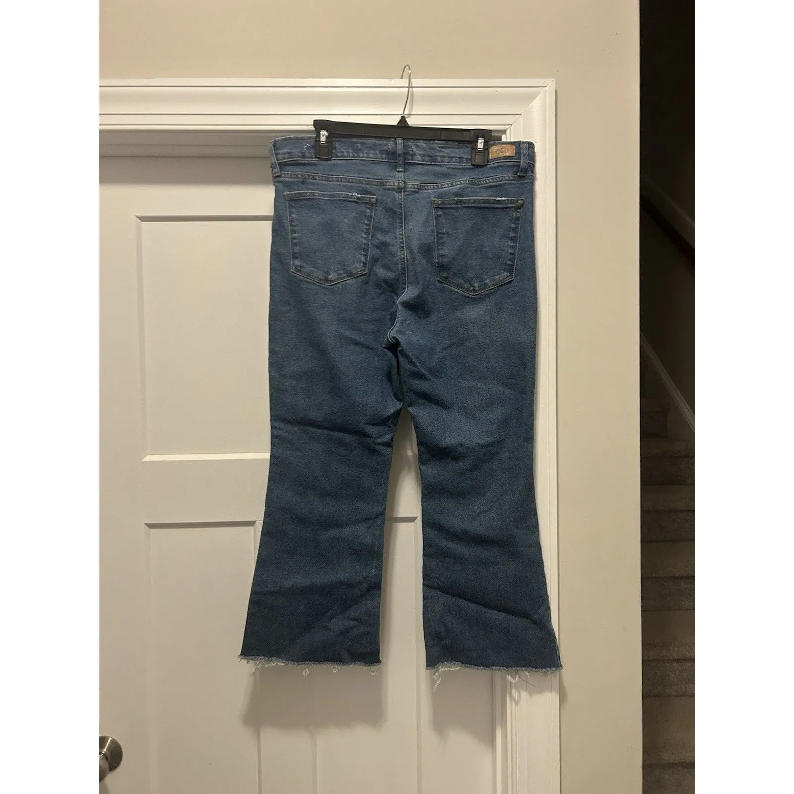 Sofia Jeans by Sofia Vergara Womens Size 16 Melissa Flare Mid rise Distressed Blue - Image 5