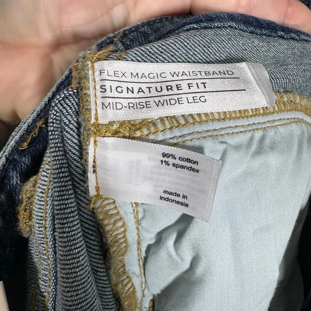 Lane Bryant NWT Indie Mid Rise Wide Leg Jeans - Size 18 - Women's Plus Size - Image 5