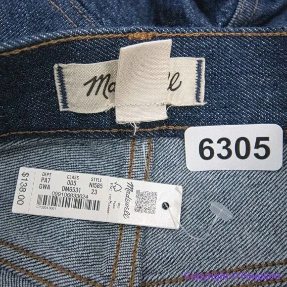 NEW Madewell The‎ Perfect Vintage Straight Jean in Greenhaven Wash, 23 - Image 13