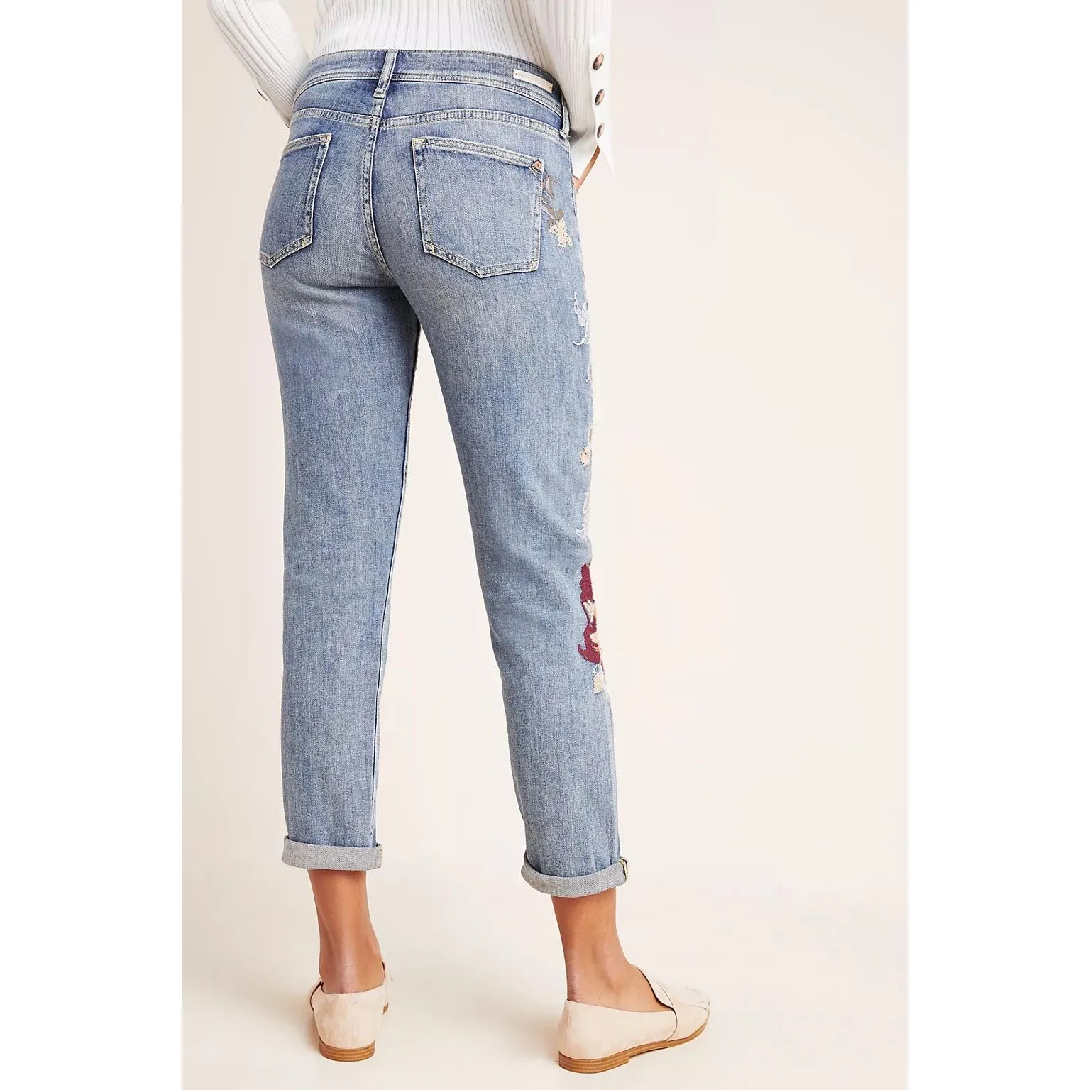 Pilcro Mid-Rise Slim Boyfriend Jeans - Image 3