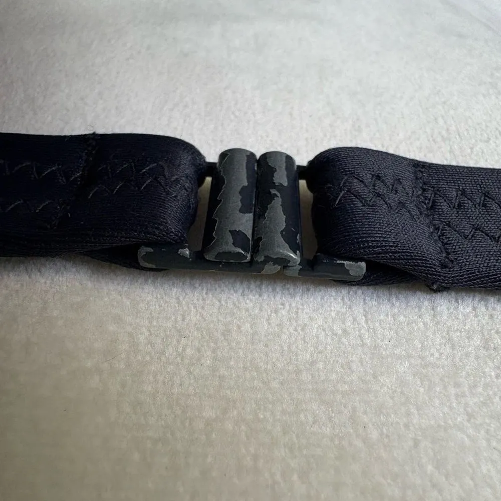 COS Top Womens Size 36 Dark Great Bikini Top Ruffled Trim Spaghetti Straps Black - Image 5