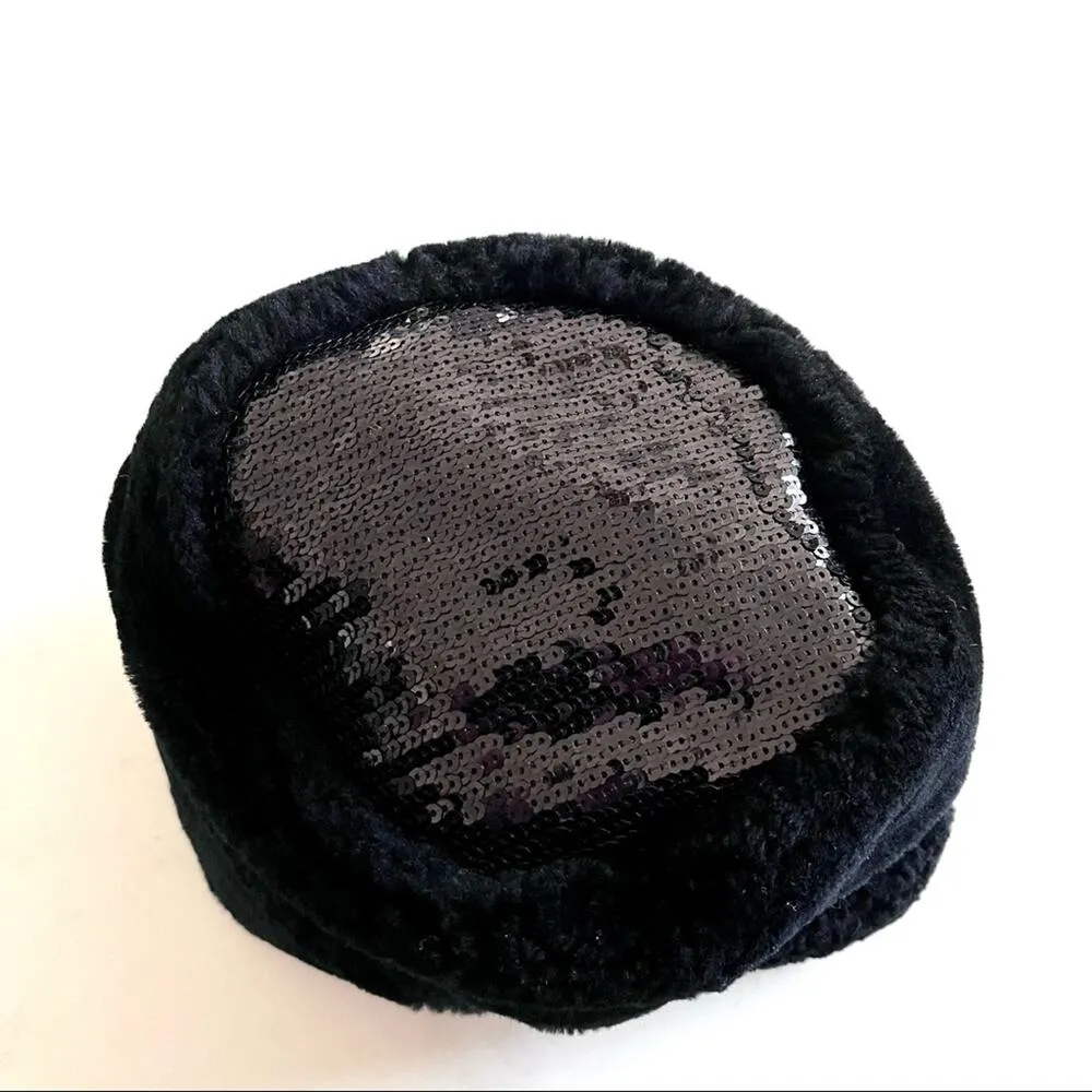 UGG Australia genuine sherling bucket hat with sequins size Small NWOT - Image 3