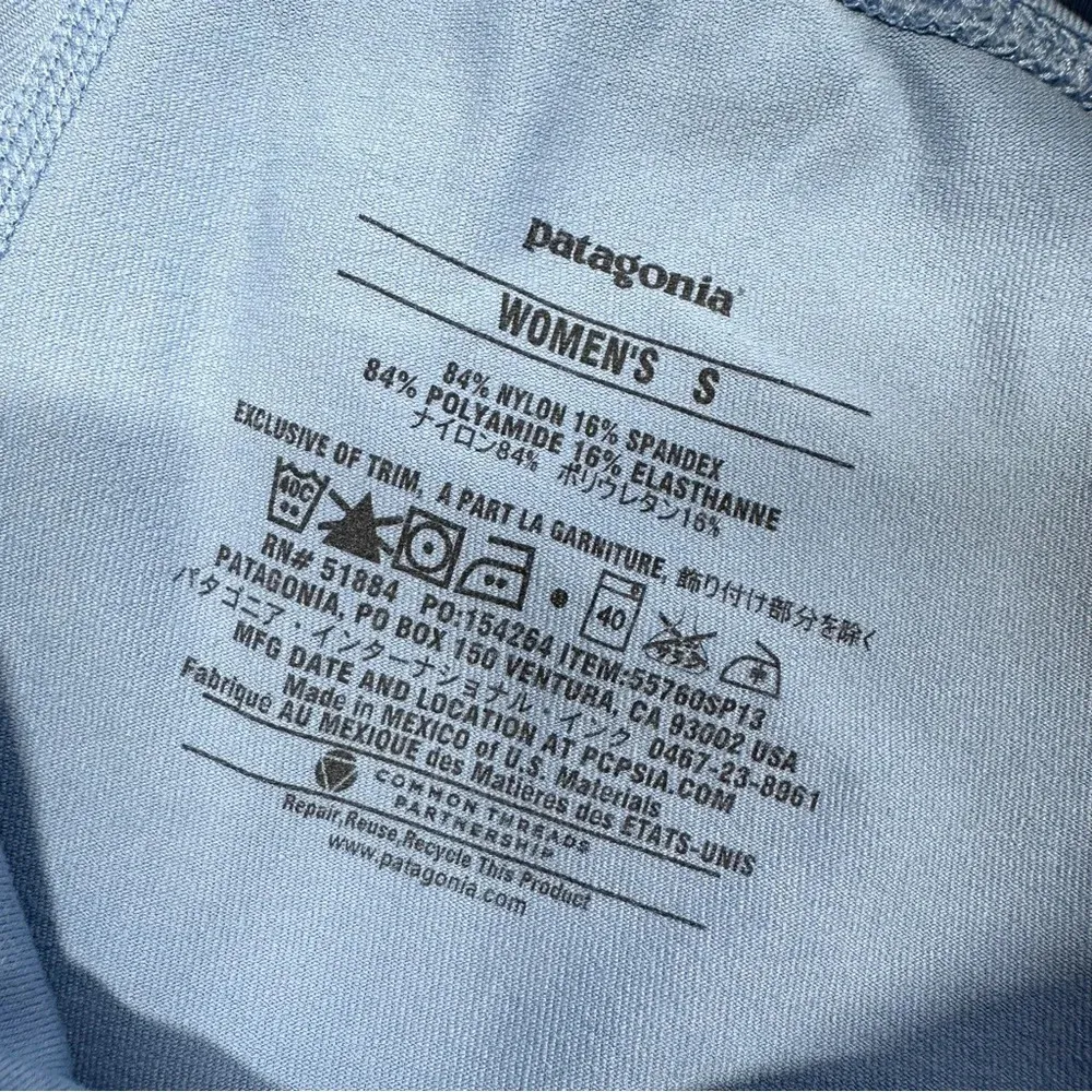 Patagonia Women’s Pliant Capris Pants Stretch Mid Rise in Railroad Blue Size S - Image 9