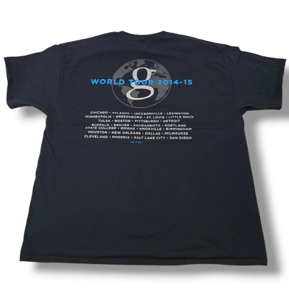 2014-15 Garth Brooks World Tour Shirt Size XL By  Country Music Graphic Tee Unisex - Image 3