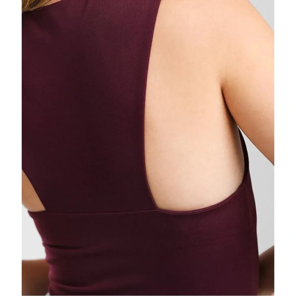 Free People Intimately She's So Sleek Duo Bodysuit Purple Eggplant Size SP - Image 3