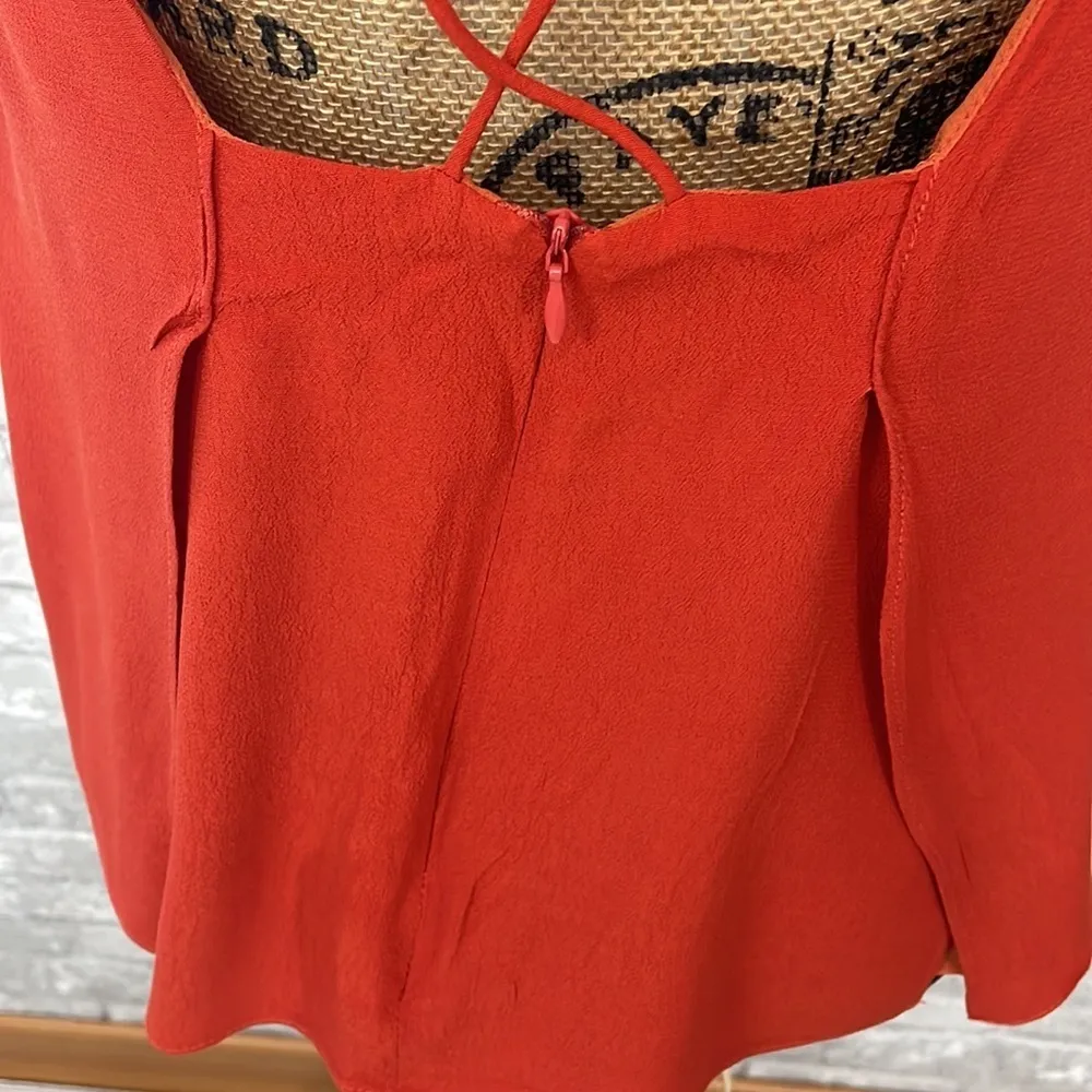 BC Strappy Back Tank Top Orange Size 2 - Image 4