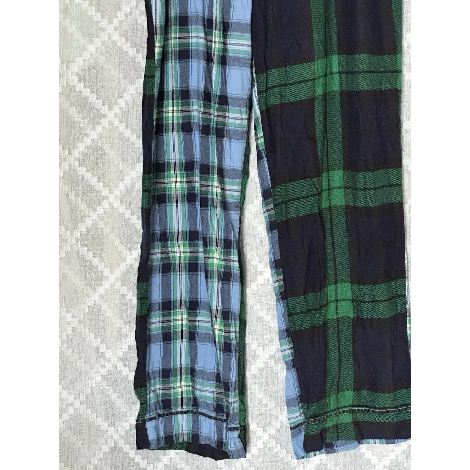 Aerie Plaid Patchwork Flannel Pajama Pants XL Women's - Image 6