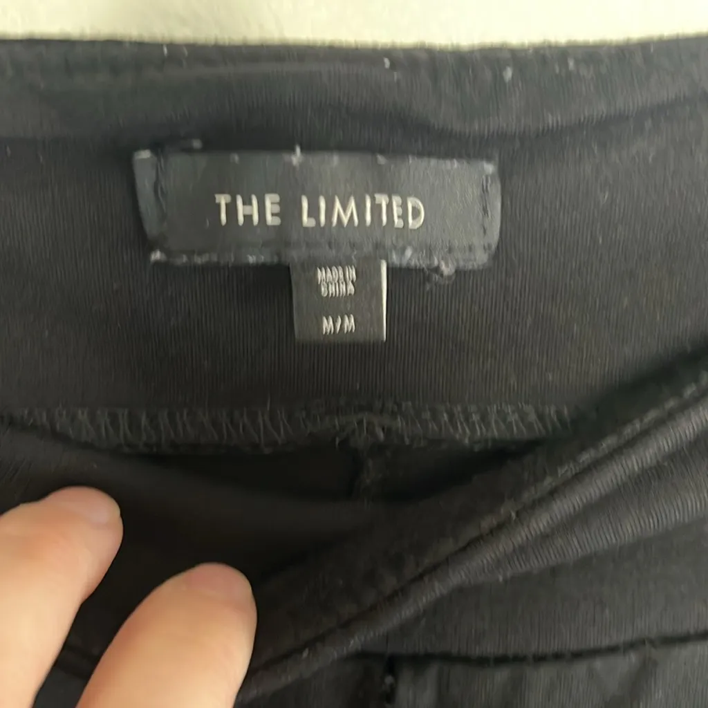 EUC The Limited Black Thick Leggings Pants sz M - Image 3