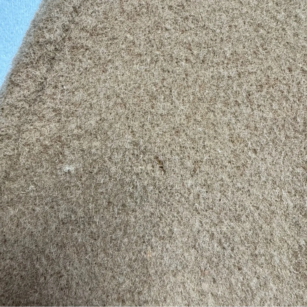 Amour Vert Irene Wool Blend Coat Long Sleeve Belted Camel Tan Small S - Image 8