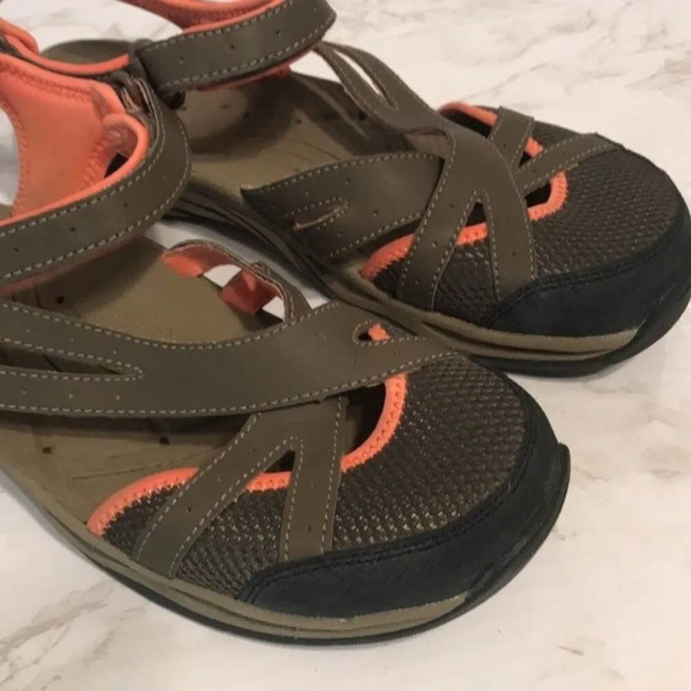 ABEO Equinox Water Sandals Brown/Melon size 10n ladies outdoors hiking - Image 5