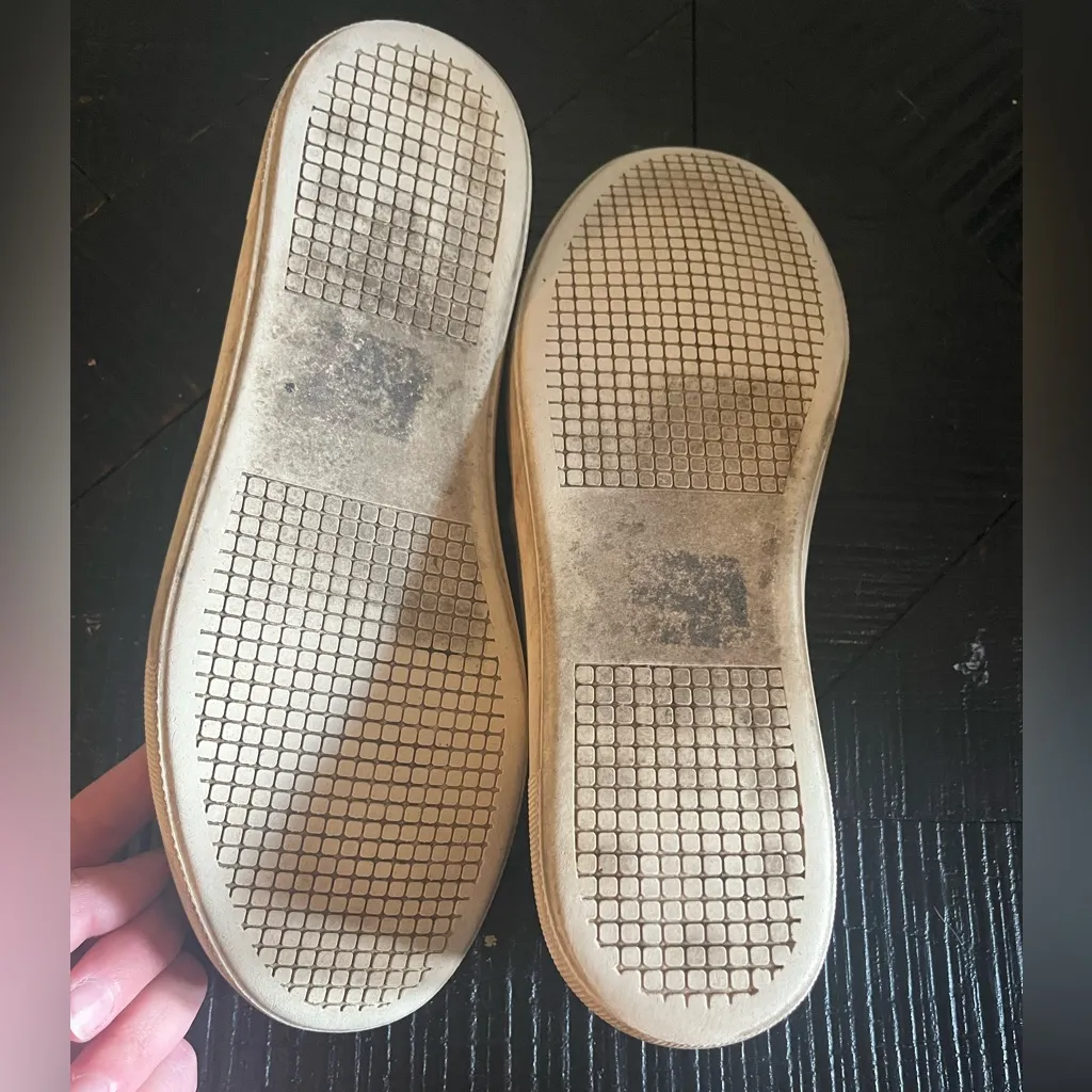 Steve Madden Perforated Slip-Ons in Camel - Image 2