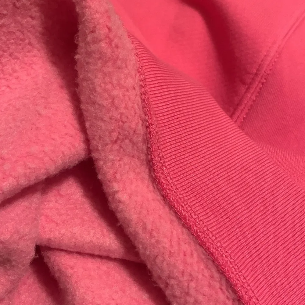 J. Crew Heritage fleece chalet de ski graphic sweatshirt (Sz XL) Hot Pink - Image 9