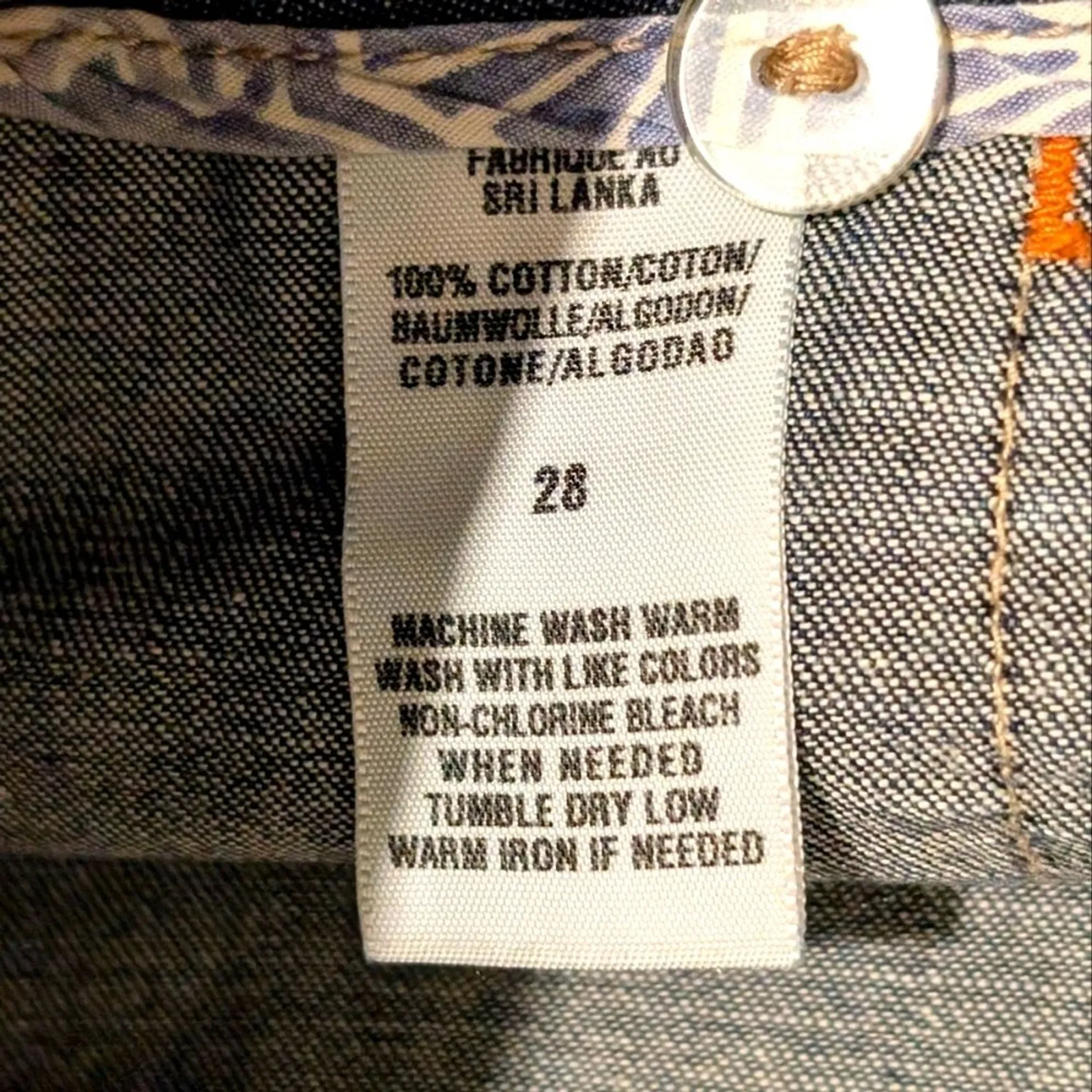 Lucky Brand Womens 6 28 Trouser Capri Jeans Dark Wash Crop Cropped Pants - Image 4